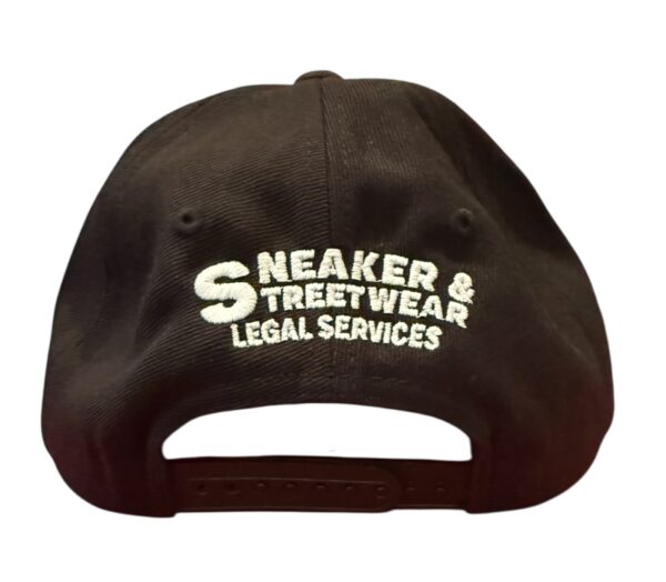 Sneaker Legal Vintage Logo Snap Back Hat - Classic Black - Image 2
