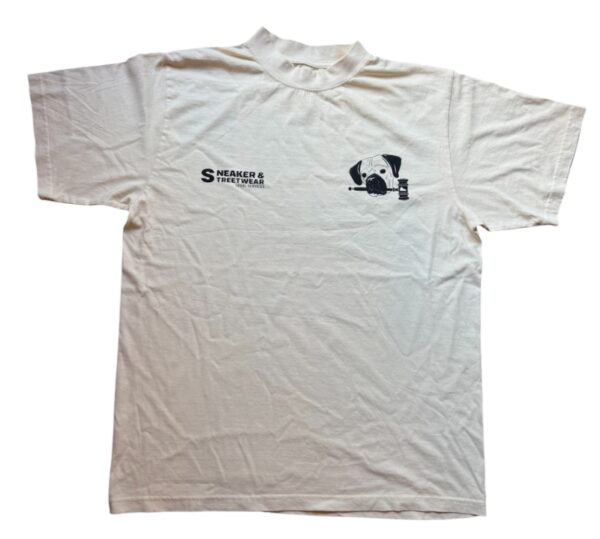 Step On My Sneakers And I Will Sue You T-shirt - Cream/Black - Image 3